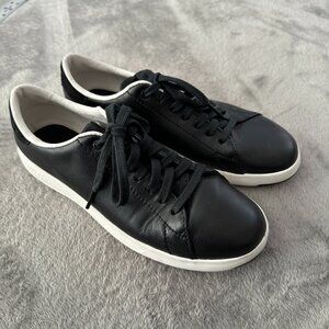 Cole Haan GrandPro Tennis Sneakers Shoes Black Leather Women's 7